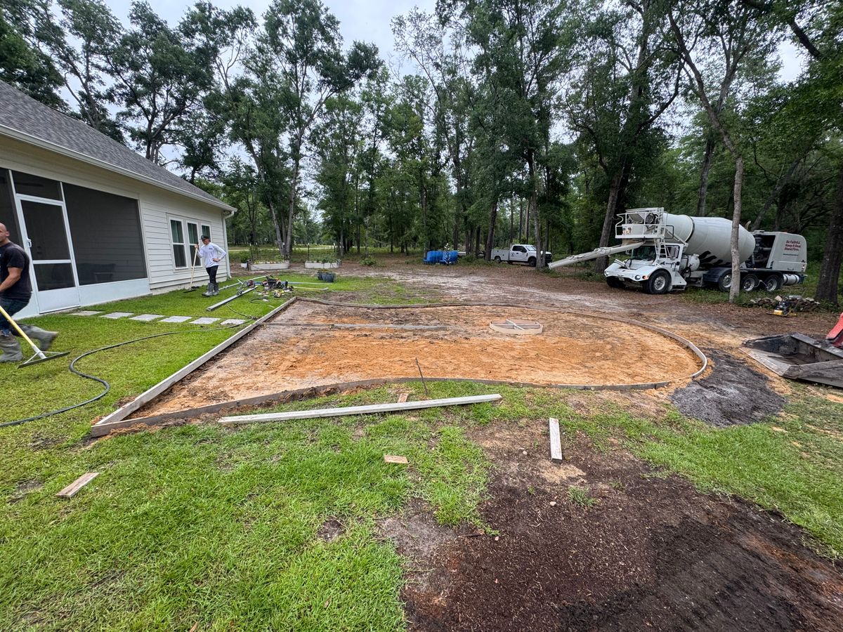 Patio Design & Installation for Cameron Enterprises in Live Oak, FL