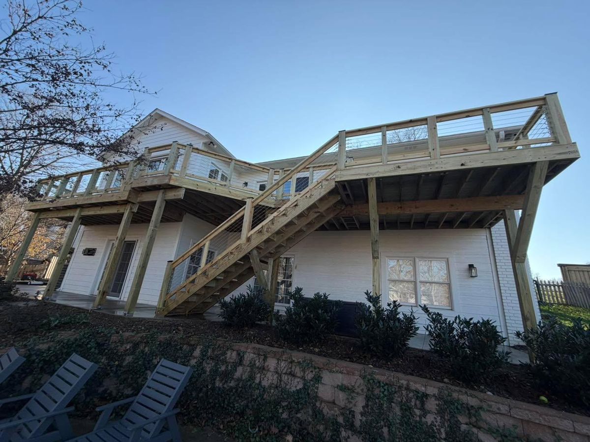 Handrails for Natural State Deck Builders in Pea Ridge, AR