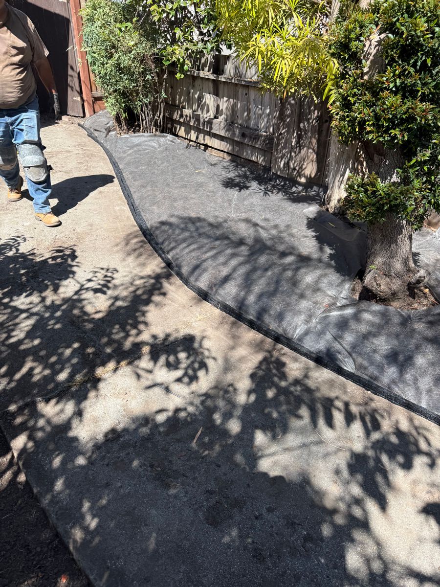 Mulch Installation for CBA Landscaping in Hayward, CA