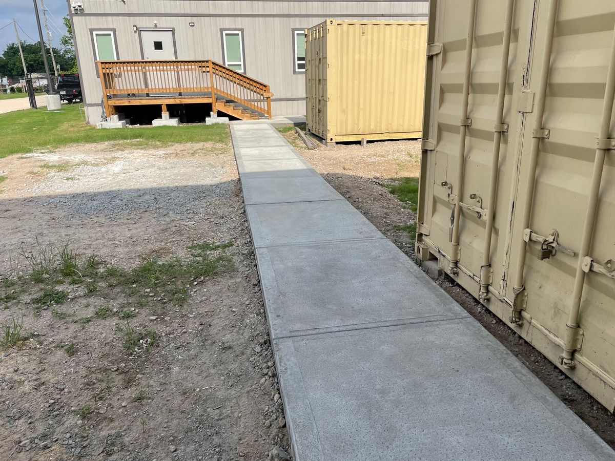 Flatwork for BigTex Concrete Construction in Houston, TX