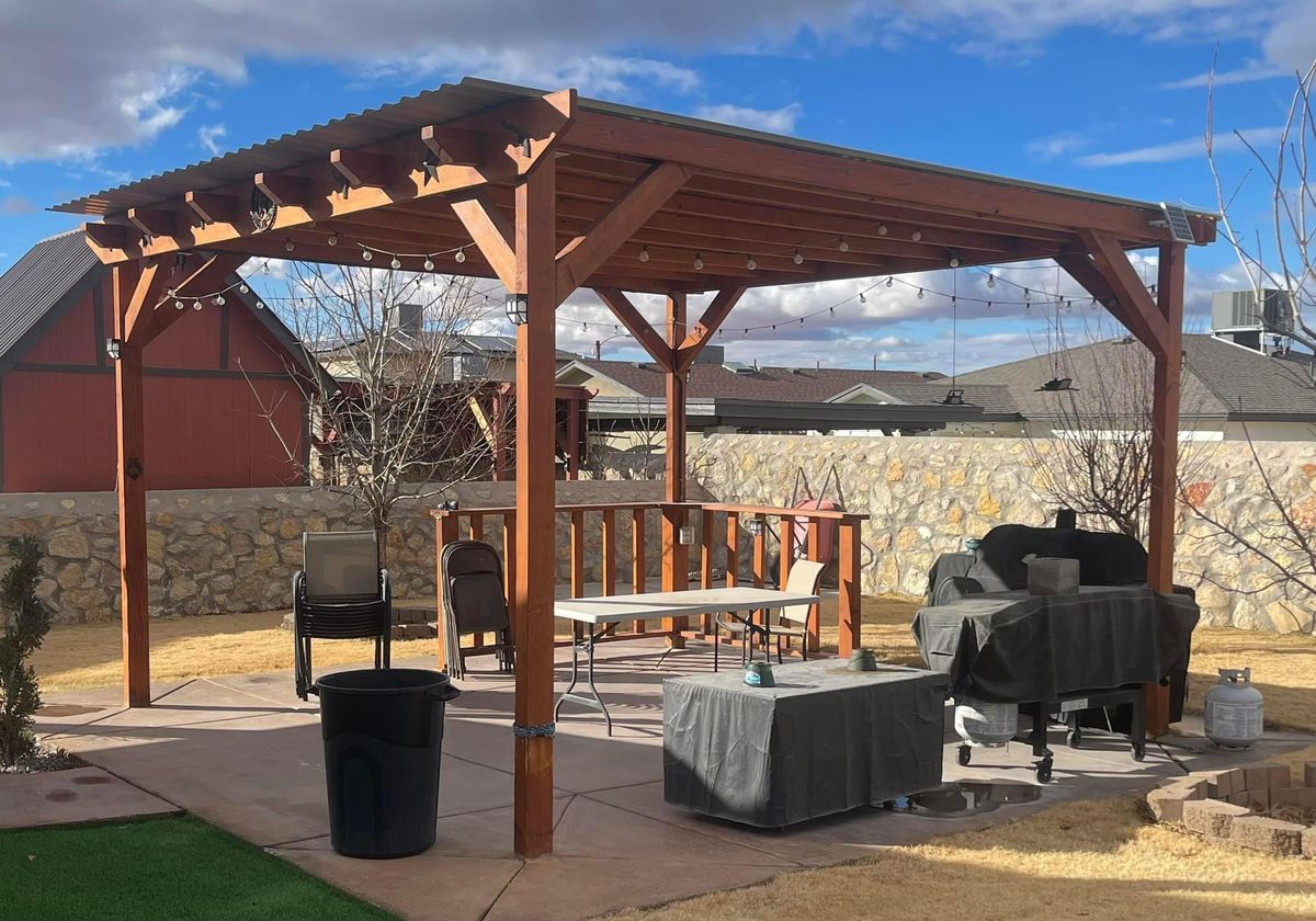 Pergolas for Oasis Landscaping LLC  in El Paso, TX