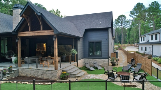 Artificial Turf for D&D Unlimited Landscaping in Hartwell, GA