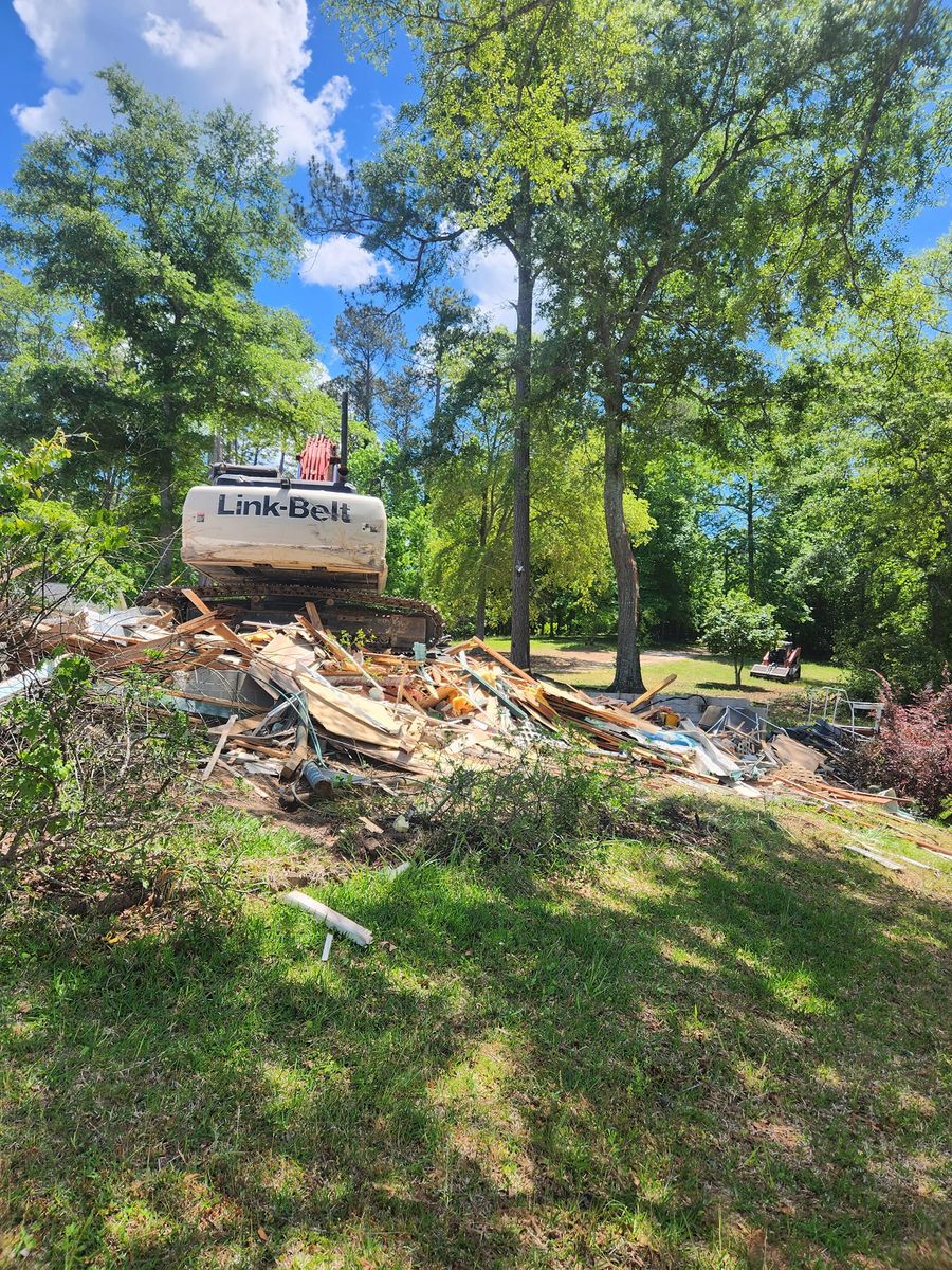 Land Clearing & Demolition for Tri Services in Milledgeville, GA