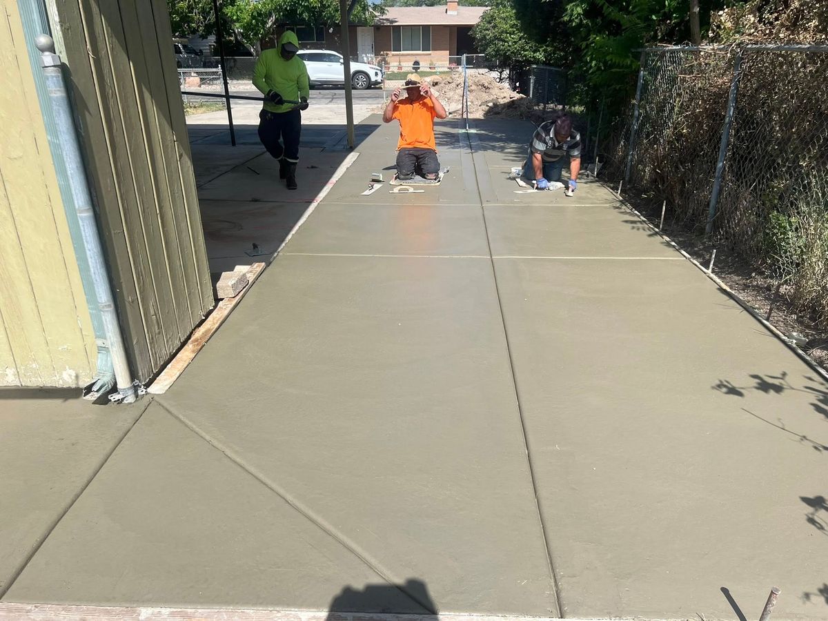 Sidewalk Installation for Feiloaki Construction  in Sunset, Utah
