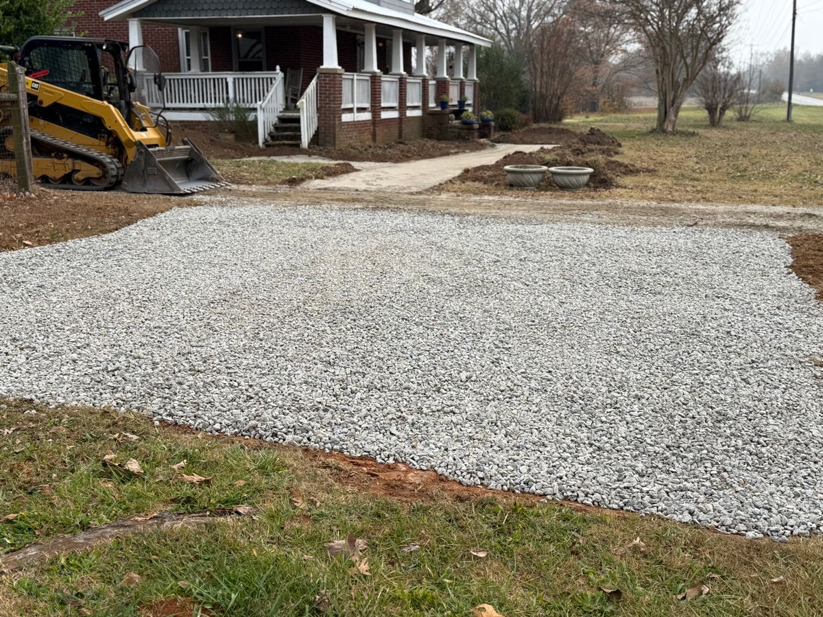 Site Preparation for CST Dirt Solutions in Rowan, NC