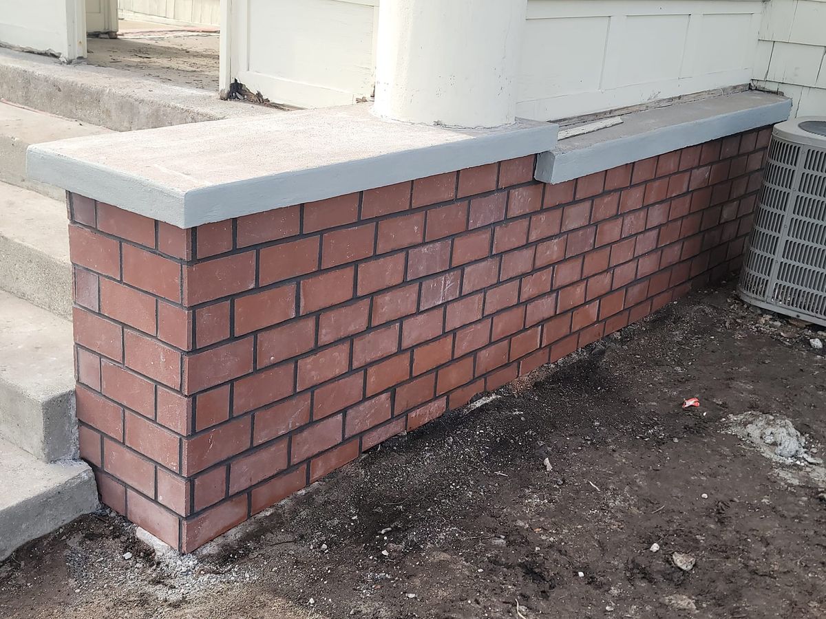 Brickwork for JM Restoration LLC. in South Milwaukee, WI