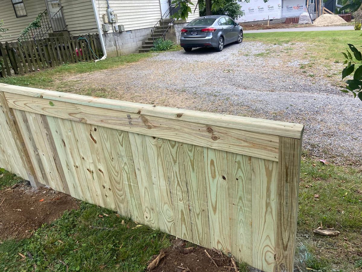 Fencing for A Step Above Construction in Woodbury, TN