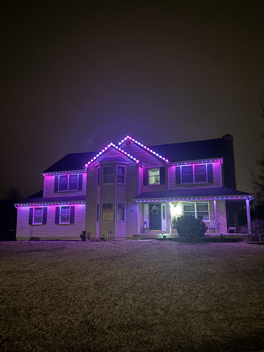 Permanent Lighting for Happy Holiday Christmas Lighting in Mullica Hill, NJ