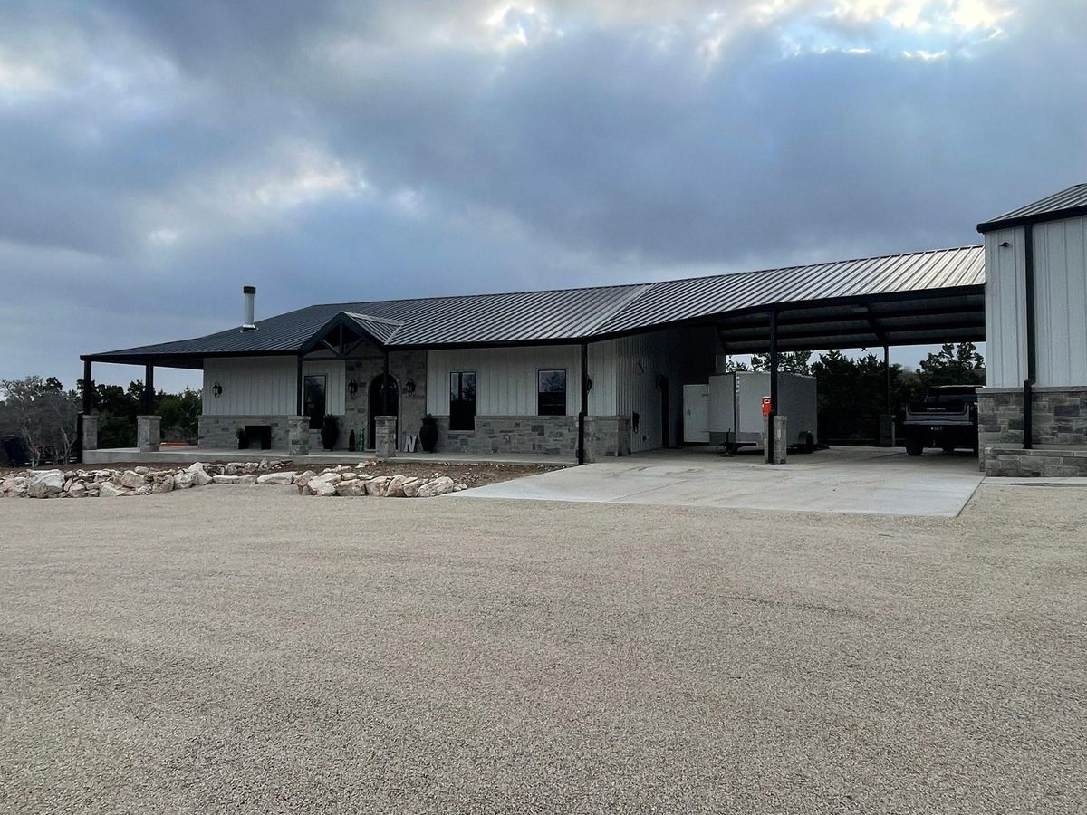 Barndominium Construction for Ryan Bohnert Innovations in Comfort, TX