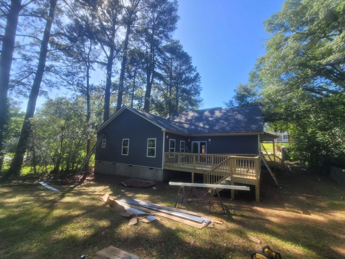 Custom Deck Construction for AG Construction in Greenville, SC