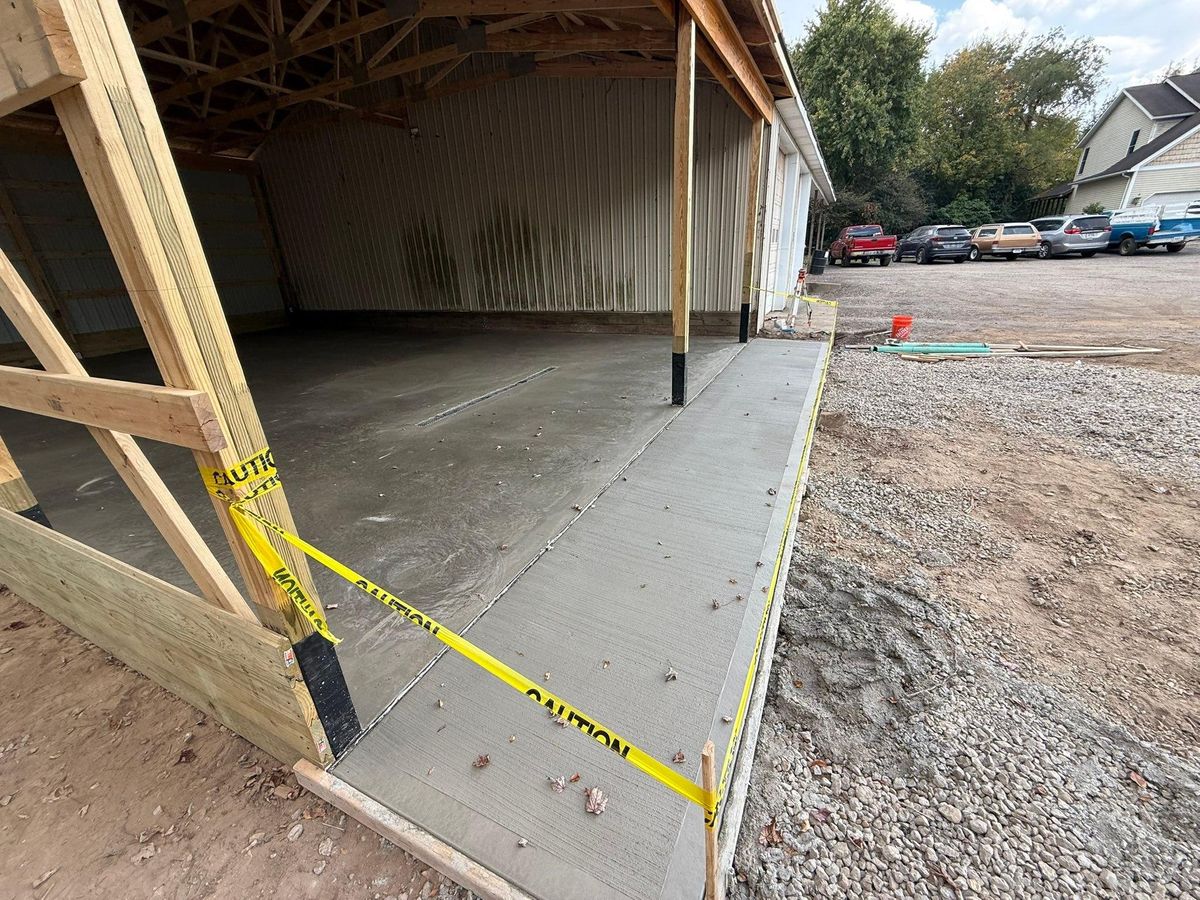 Site Preparation for Solid Rock Concrete & Landwork in Galion, OH