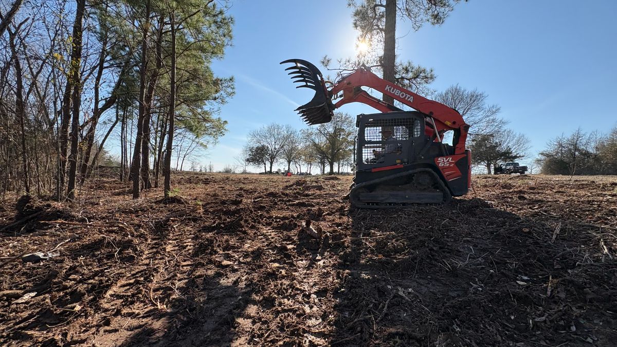 Skid Steer Work for Landers Ranch Services in Grimes County, TX