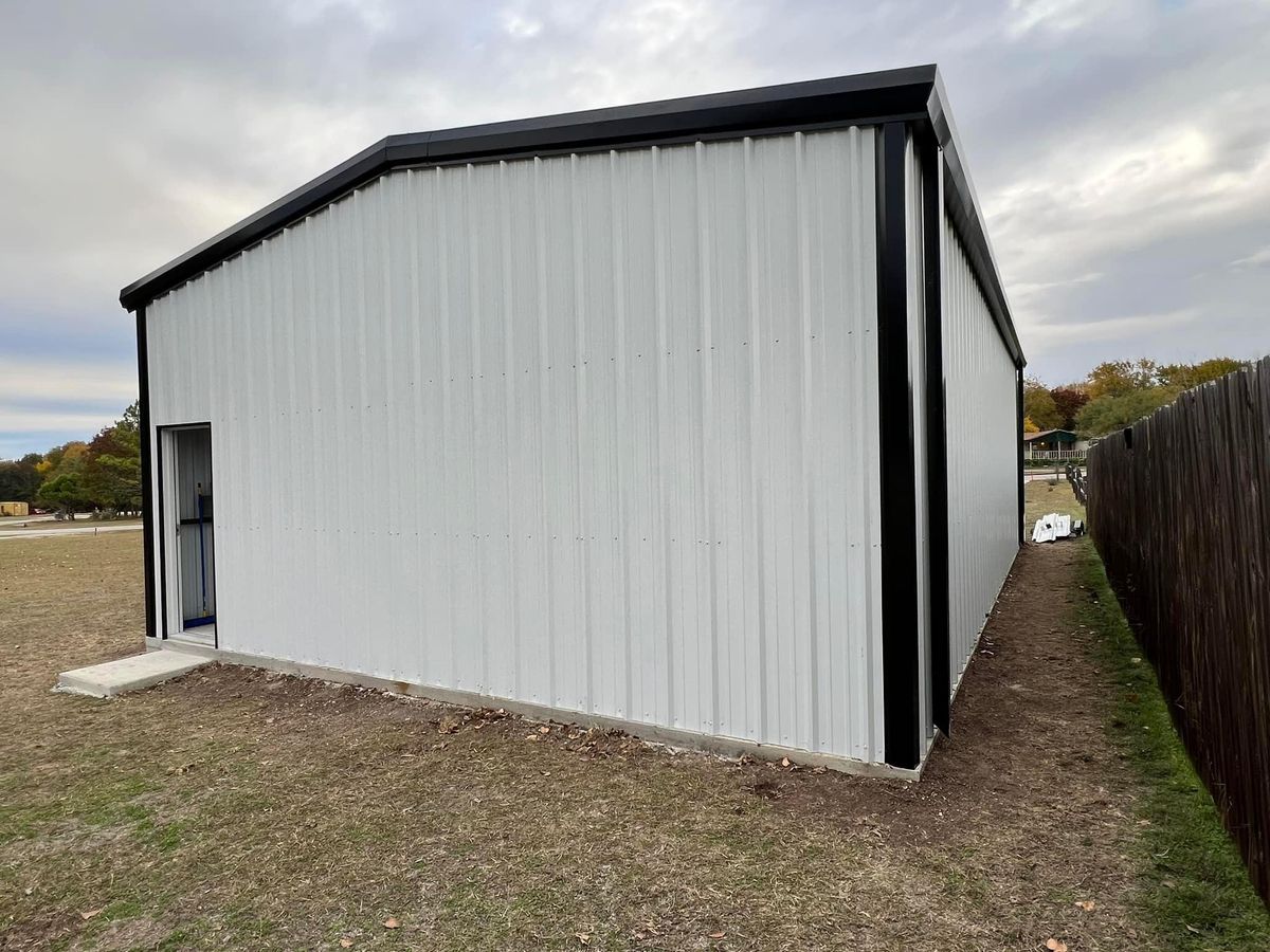 Metal Building Construction for JG Welding & Construction Services in Weatherford, TX