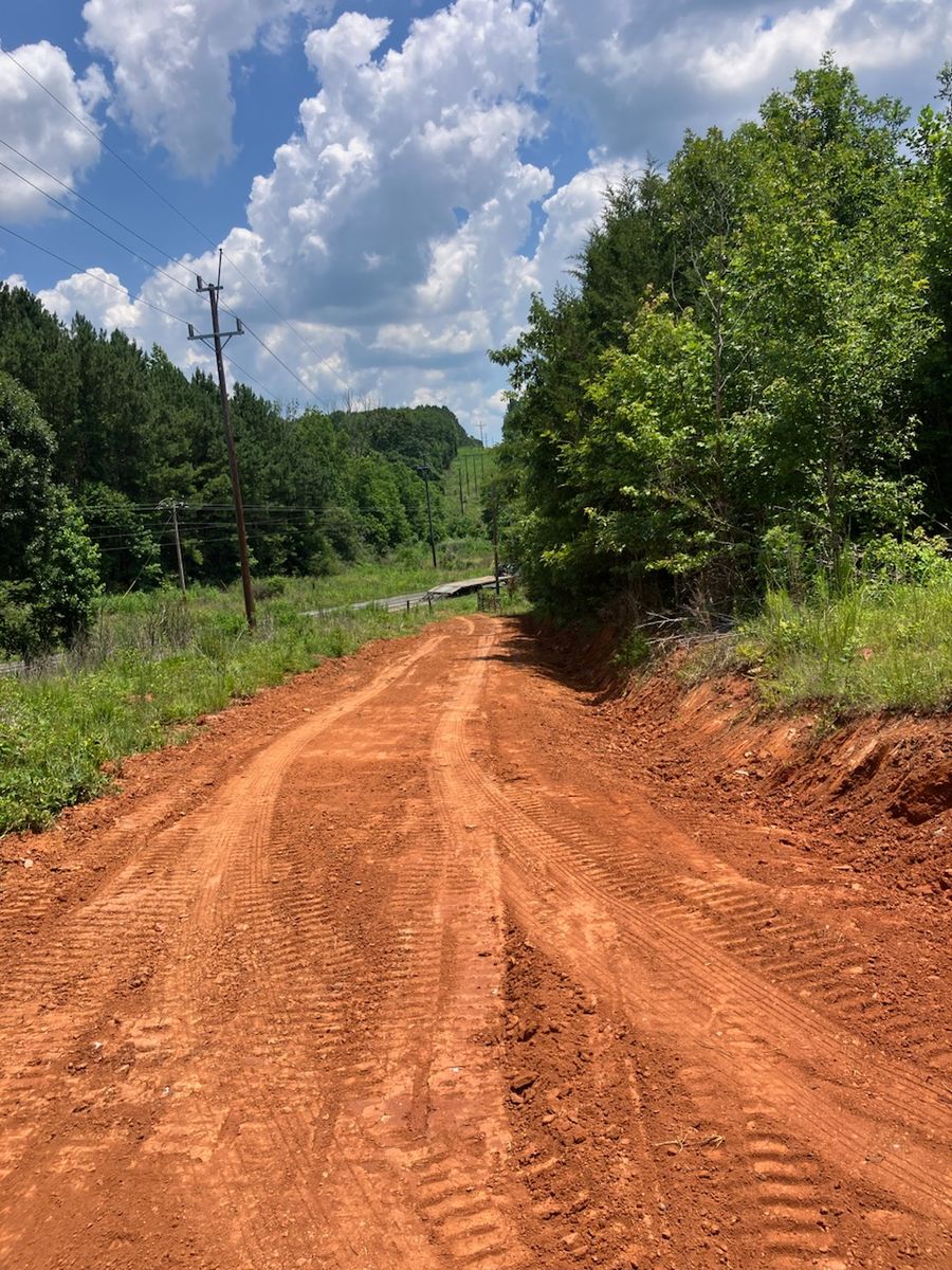 Grading for Kelley Excavation & Land Services in Laurens County, SC