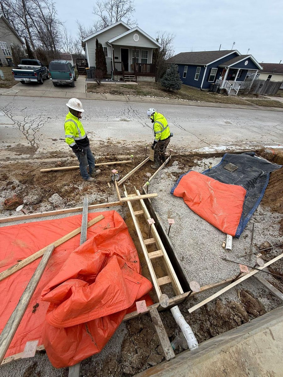 Basement, Block-Wall, Poured-Wall, & Other Foundations for Whitfield Concrete Construction in Solsberry, IN