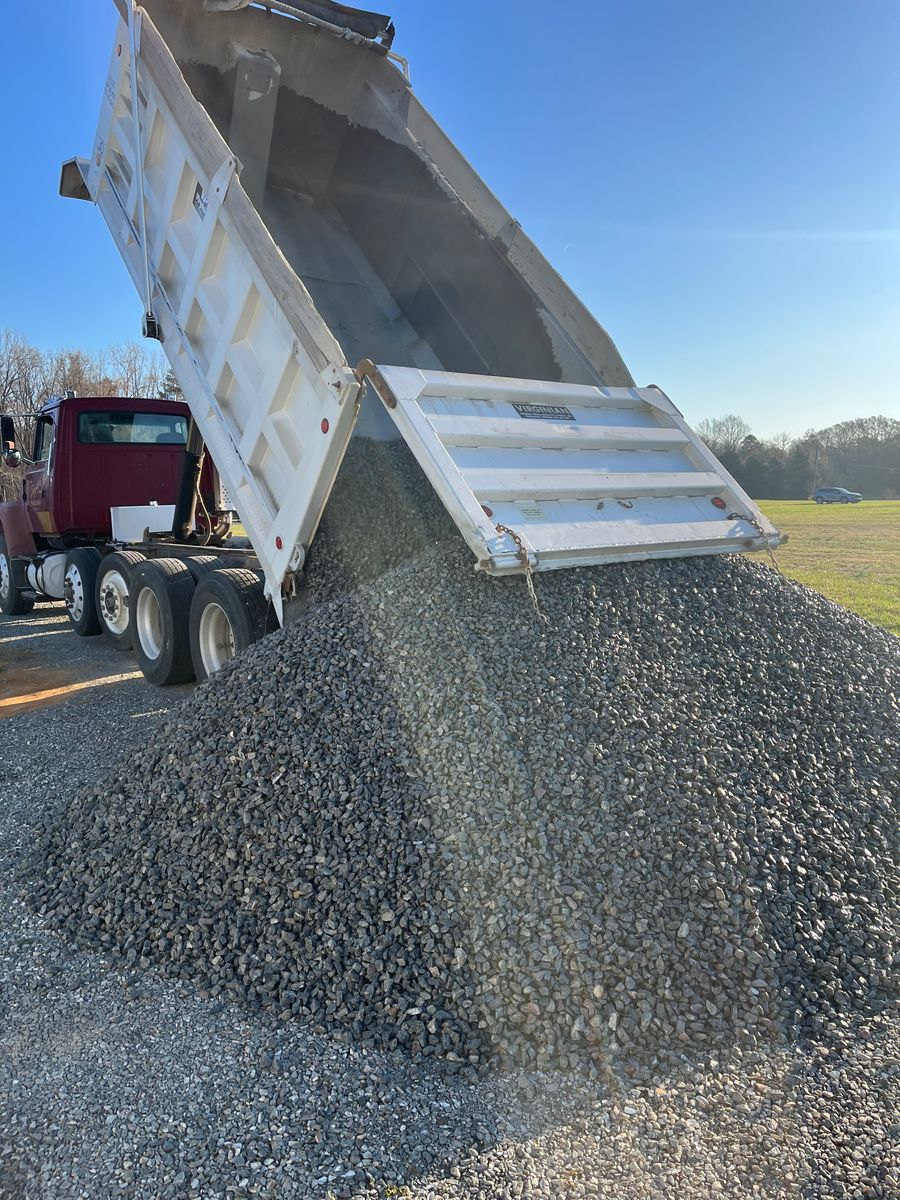Gravel Delivery and Installation for Atlas Home Services in Mechanicsville, VA