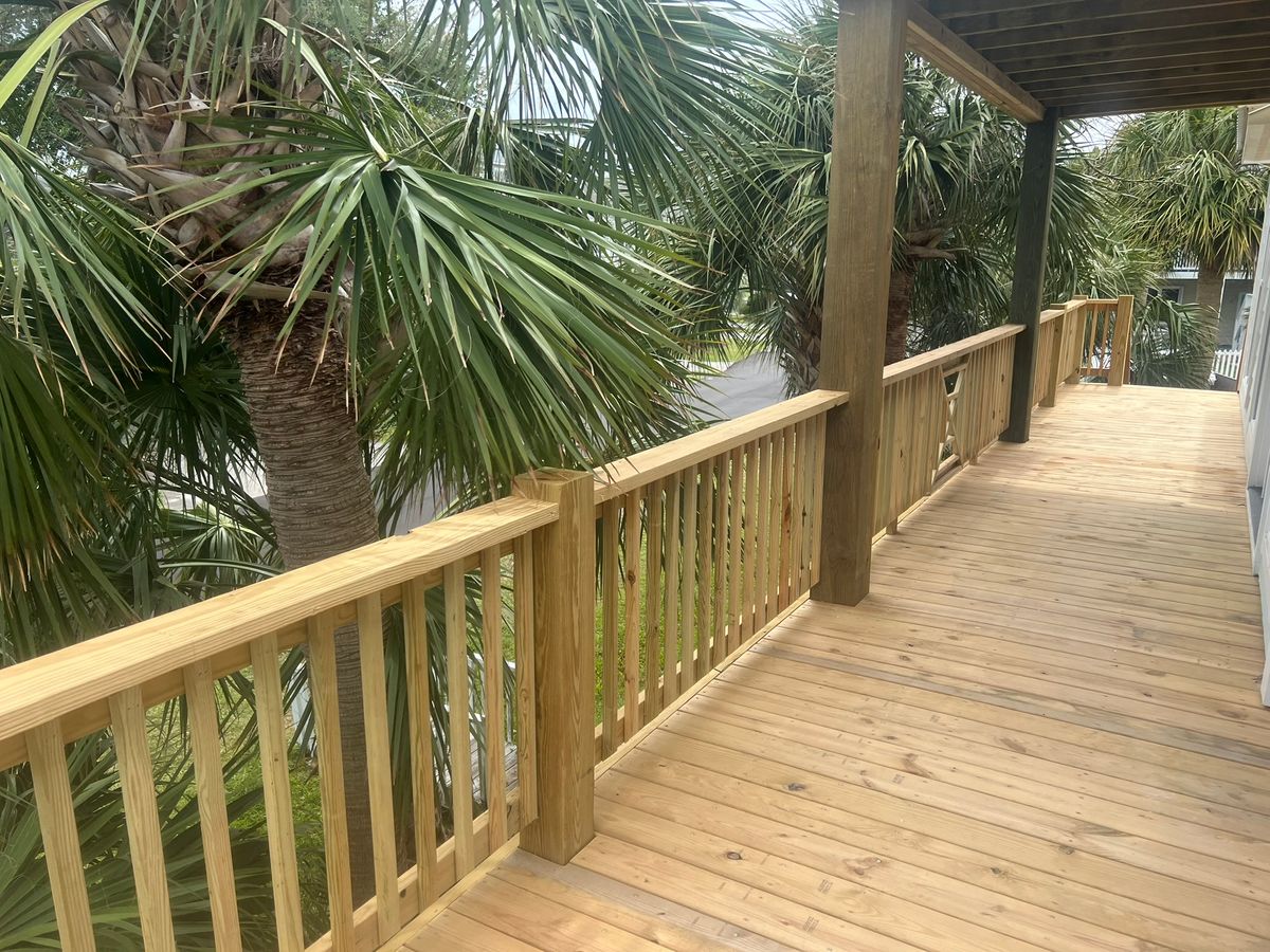 Deck and Patio Construction for MC2 Contracting Solutions in Wilmington, NC