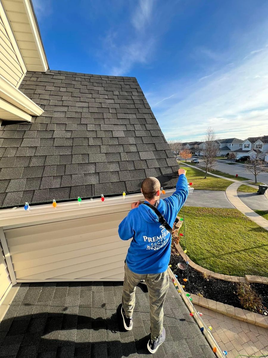 Holiday Lighting for Premier Partners, LLC. in Northbrook, IL