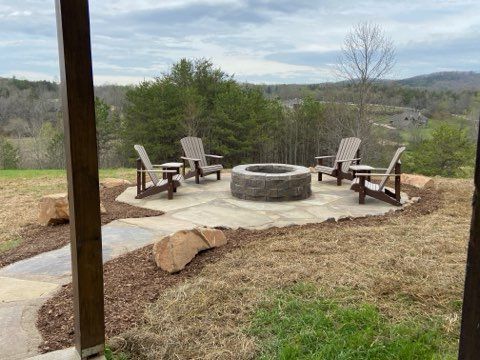 Retaining Wall Construction for C & D Landscaping Services, LLC in Blairsville, GA