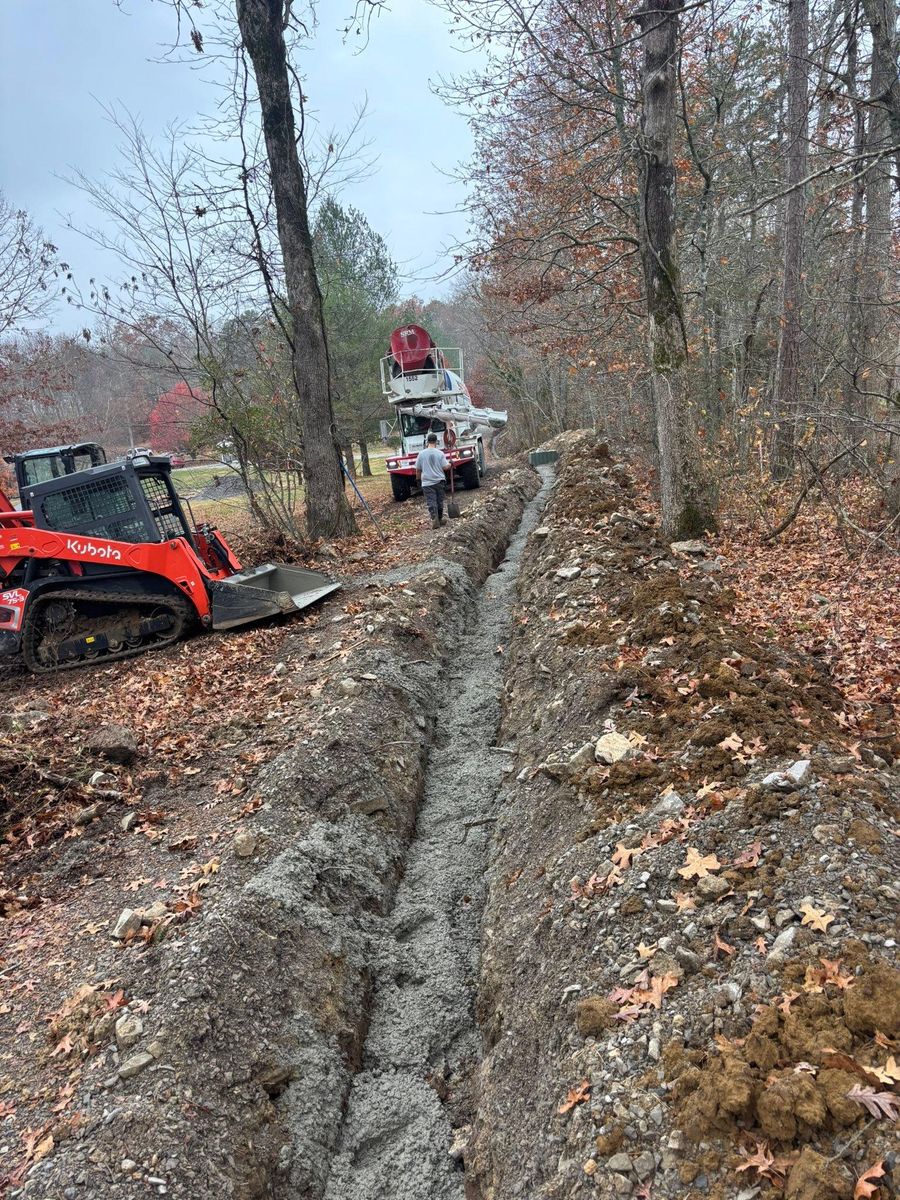 Excavation for TD Dirtworks in Tracy City, TN