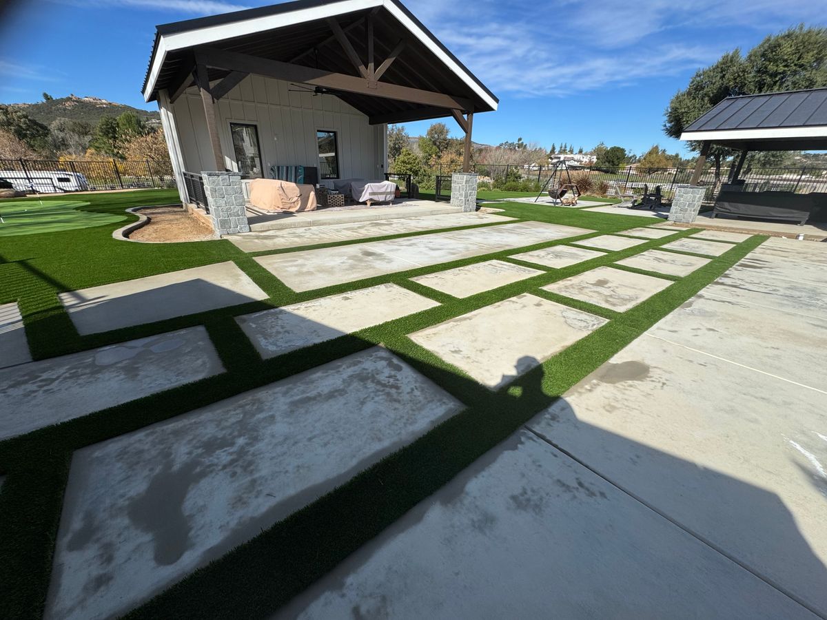Artificial Turf Installation for Aidan Jade Landscaping in Riverside County, CA