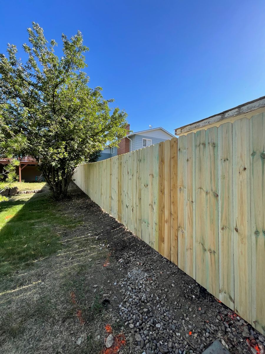 Fence Installation for DS Industries in Gillette, WY