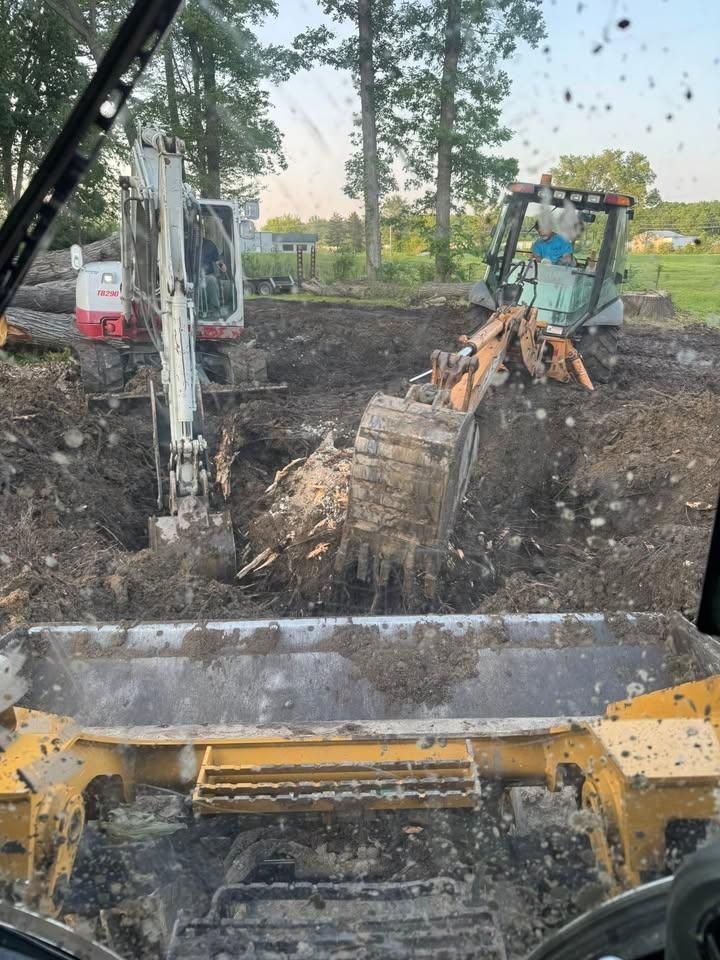 Land Grading for Elevated Concrete and Home Improvements in Belleville, MI