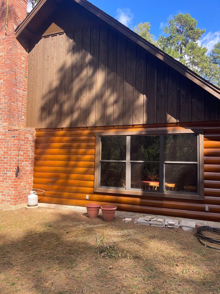 Log Replacement for Moss Construction in Longview, TX