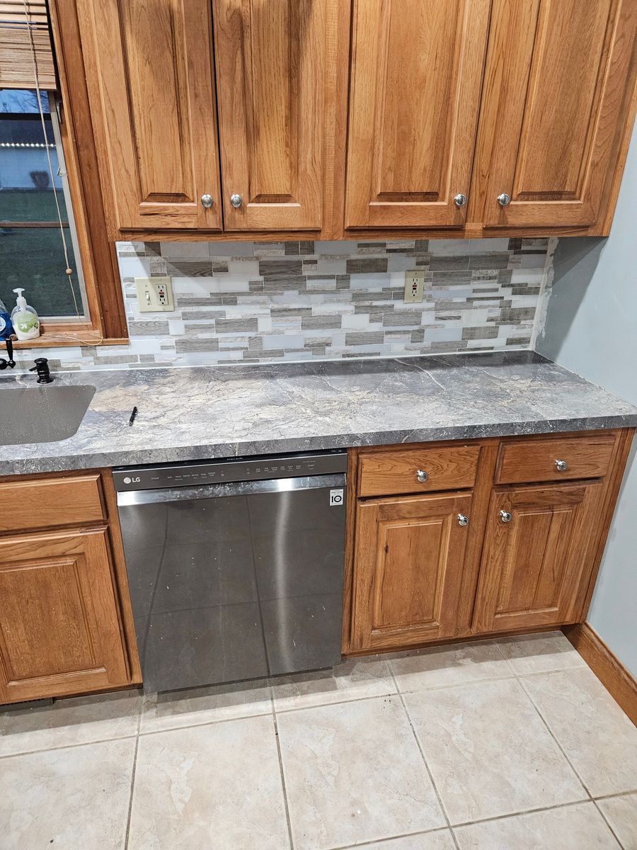 Kitchen Renovation for John Colvin's Home Improvement in Modoc,  IN