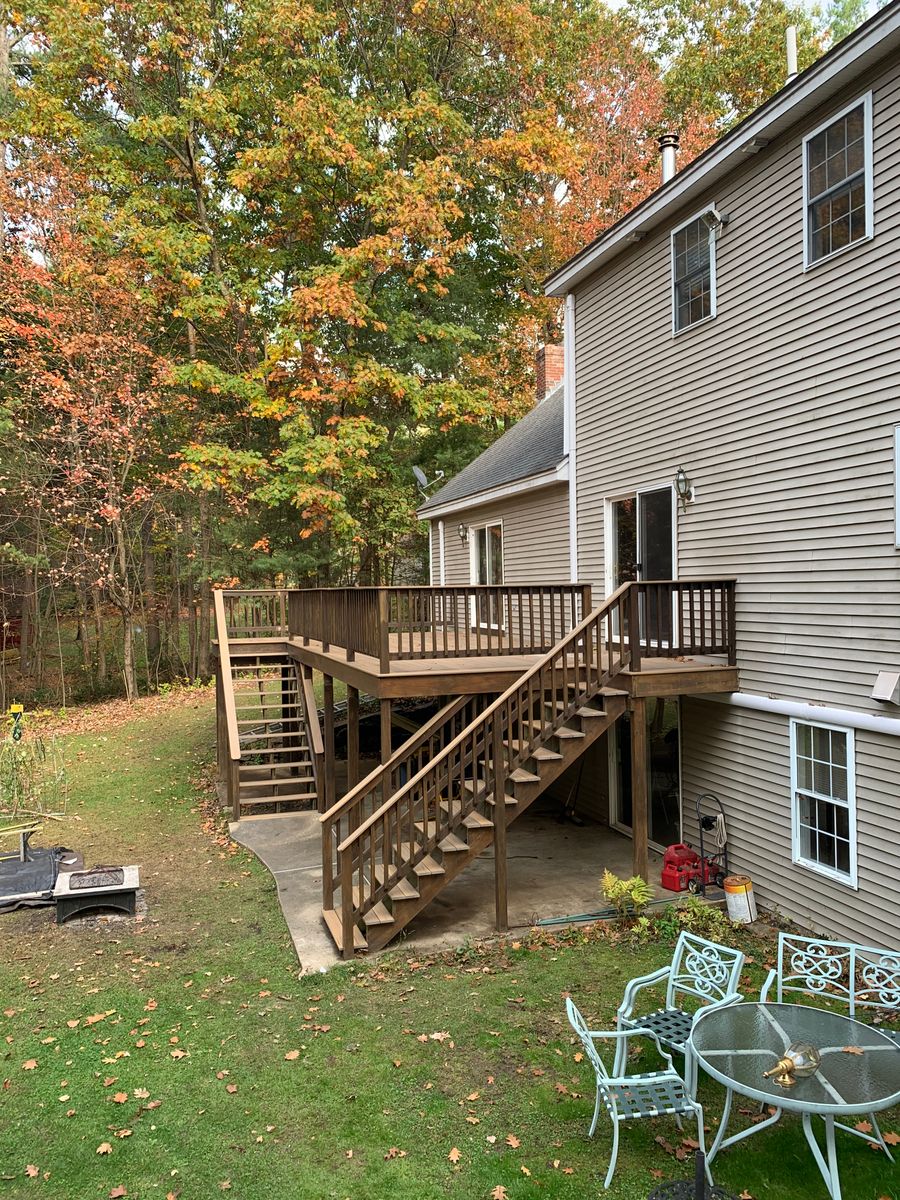 Deck Construction for LMA Home Improvement in Ashby, MA