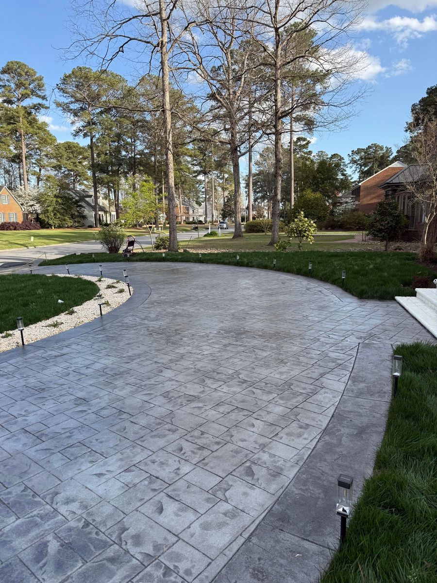 Patio Design & Installation for Concrete Cowboyz in Greenville, NC
