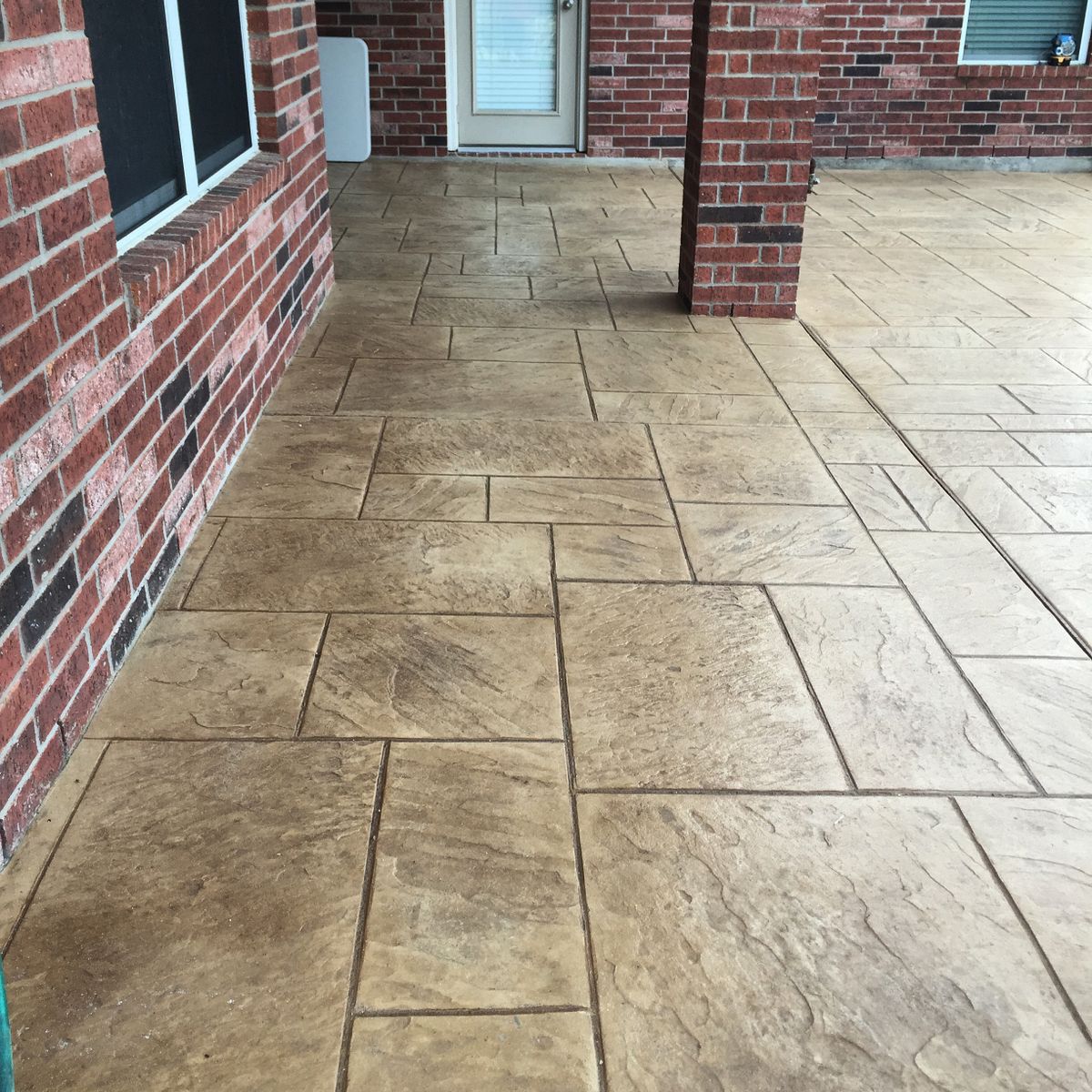 Stamped Concrete Installations for Texas Curb N Borders in Houston, TX