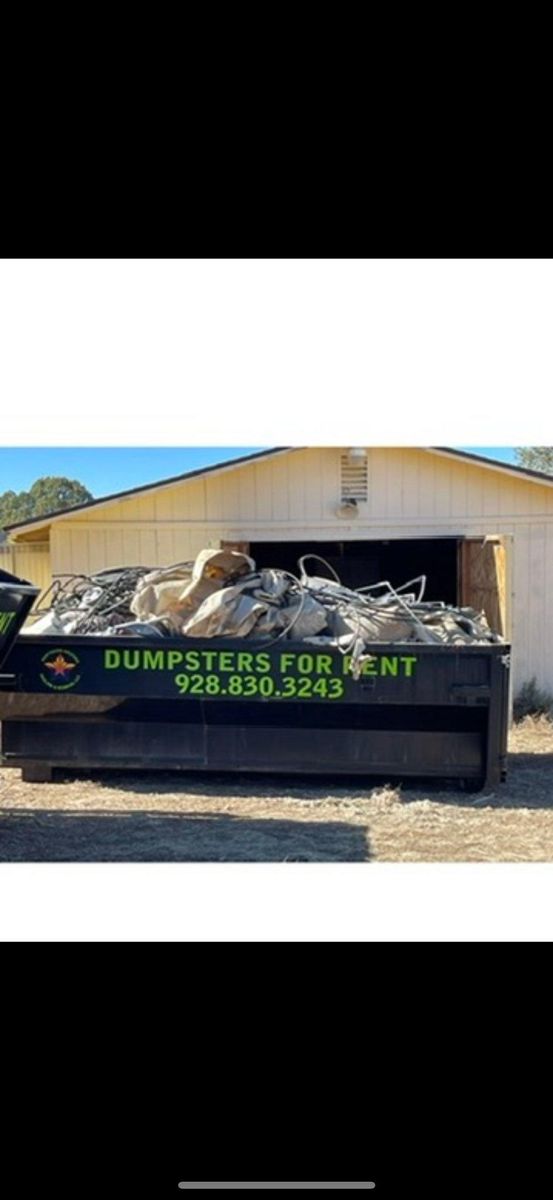 Dumpster Rentals for Northern Arizona Hauling and Removal LLC in Prescott, AZ