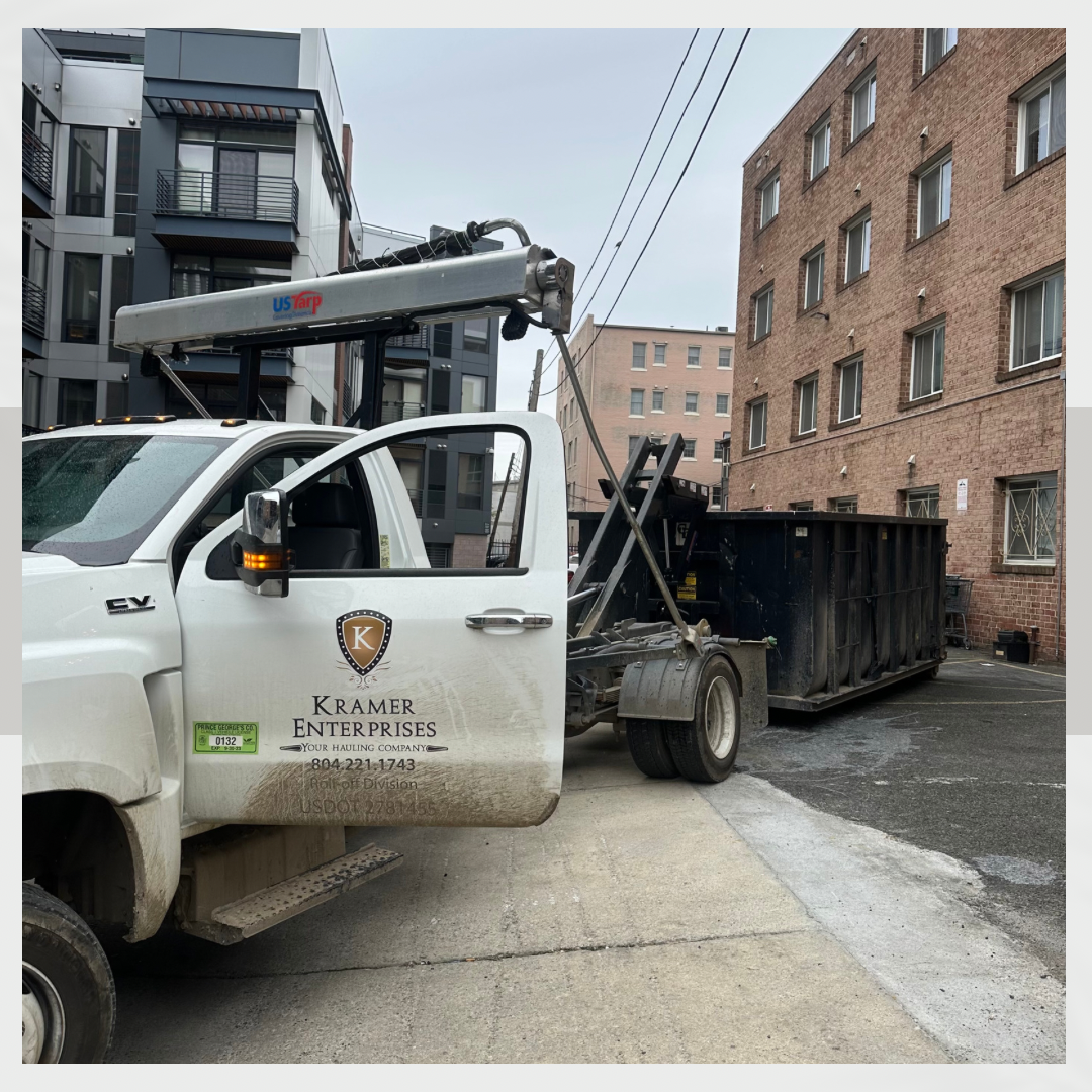 Roll-off Dumpsters for Kramer Enterprises in Washington, D.C.