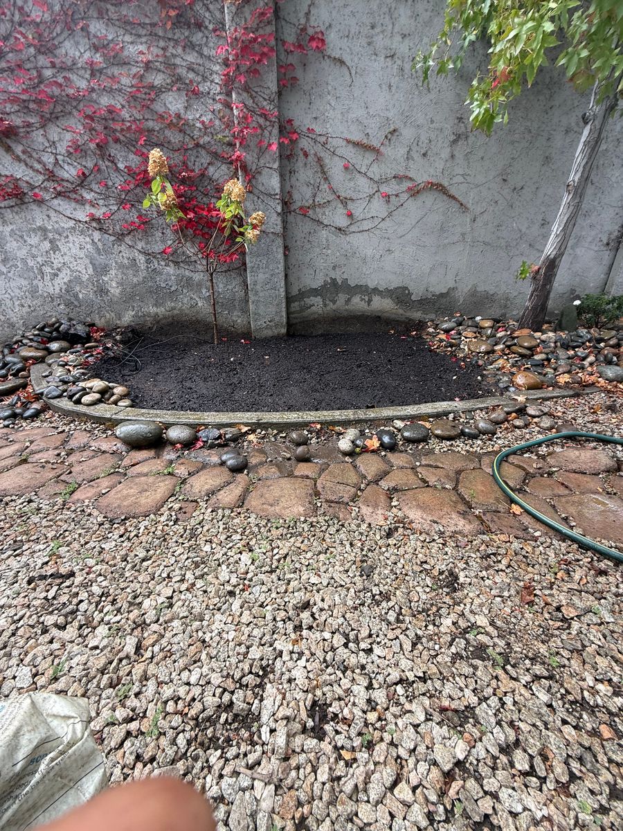 Mulch Installation for CBA Landscaping in Hayward, CA