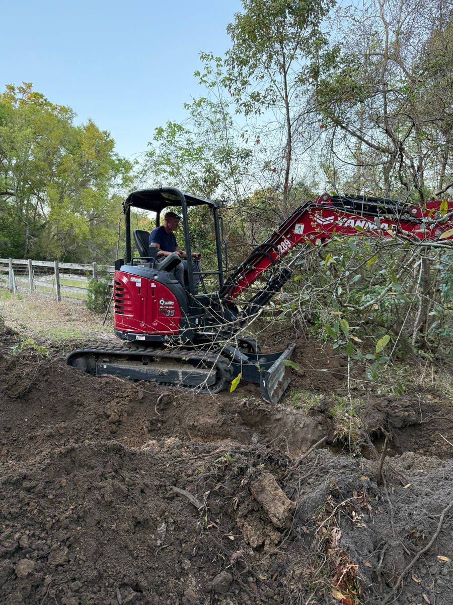 Excavator Services for Family Roots Landworks and Debris Removal in Newberry, FL