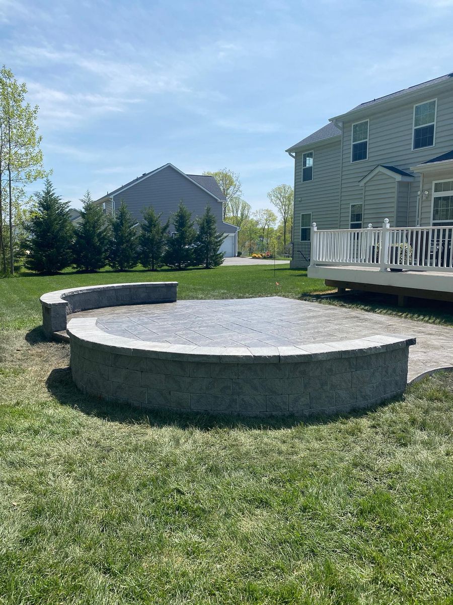 Patio Design & Installation for Dixie Concrete Masonry in Saint Leonard, MD