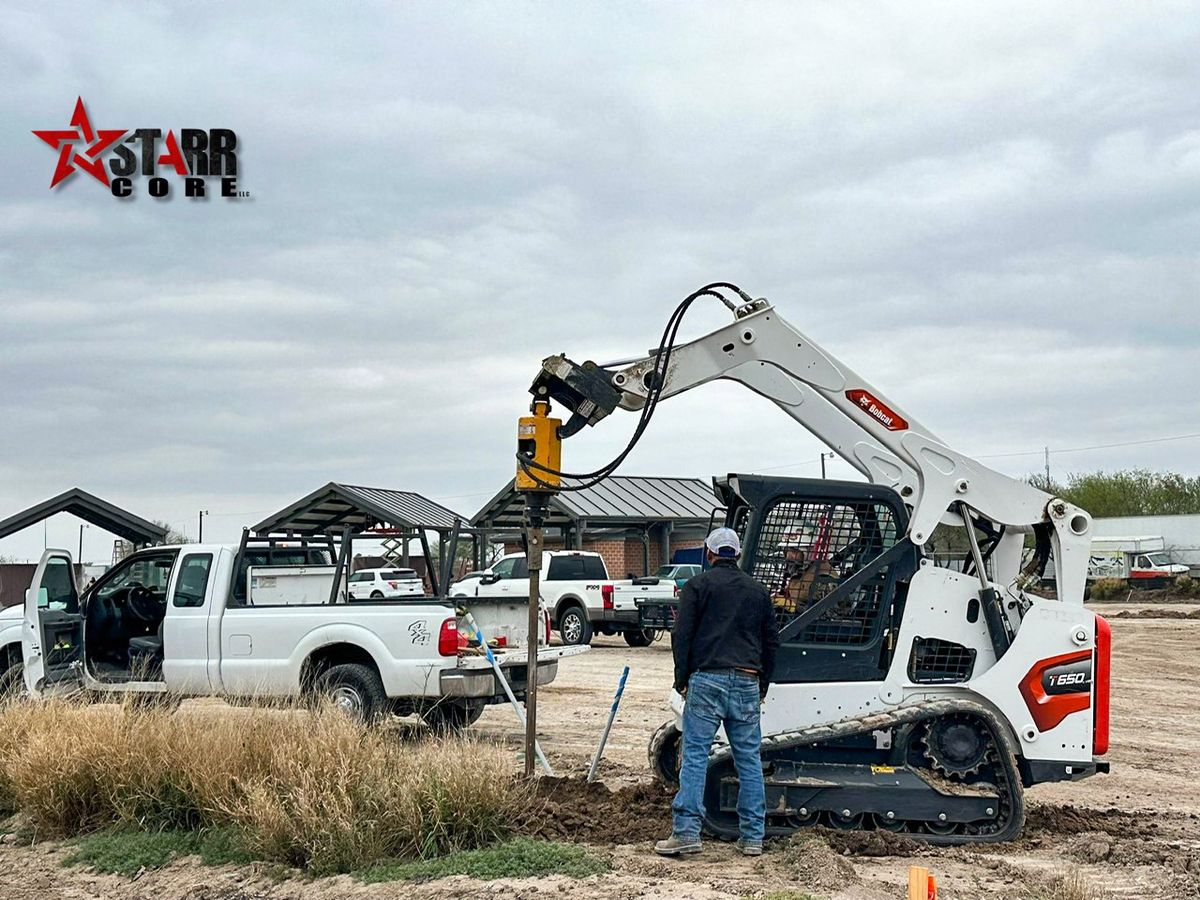 Foundation Digging for STARR CORE LLC in Rio Grande City, TX