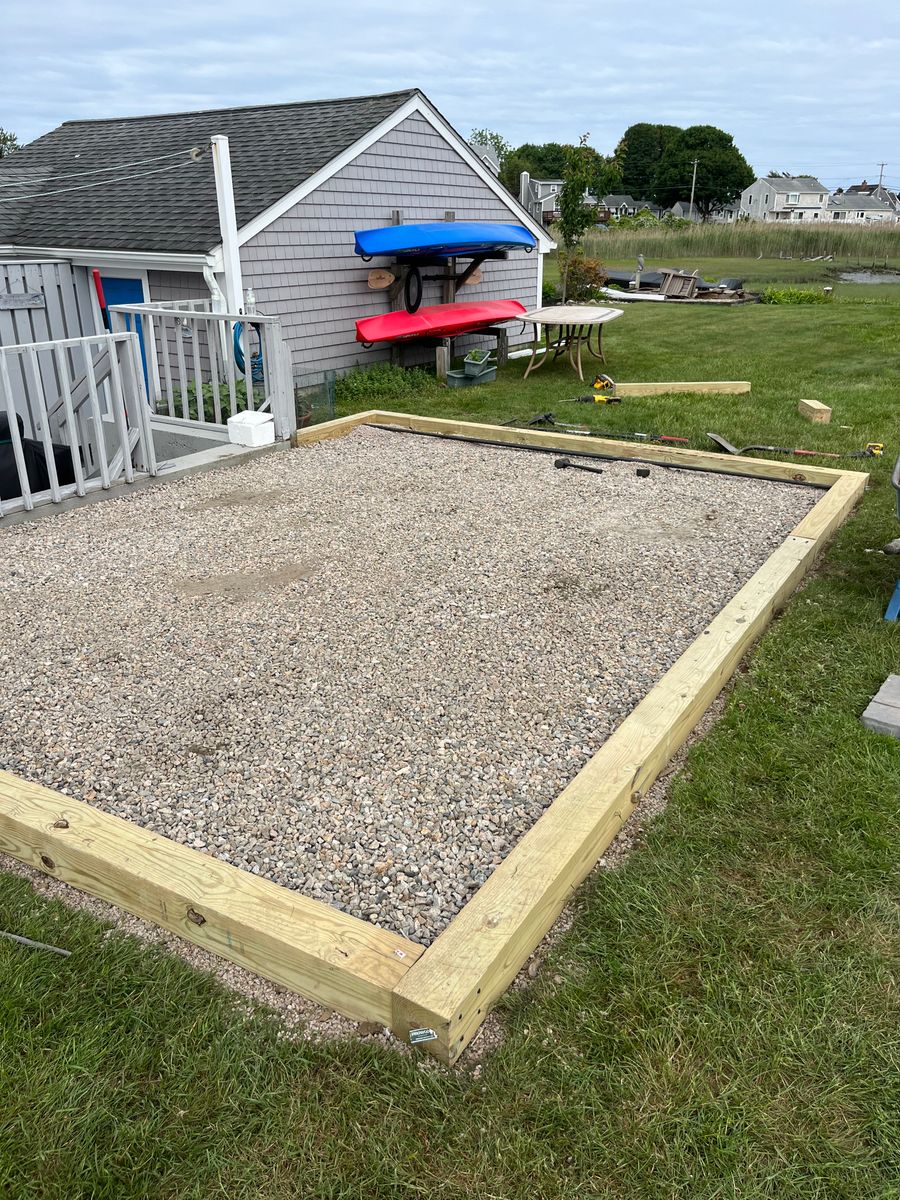 Patio Design & Construction for Evolution Landscaping and Construction  in Charlestown, RI