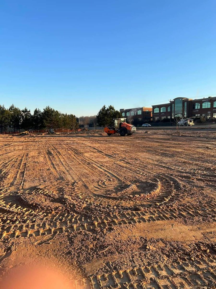Land Grading for CST Dirt Solutions in Rowan, NC