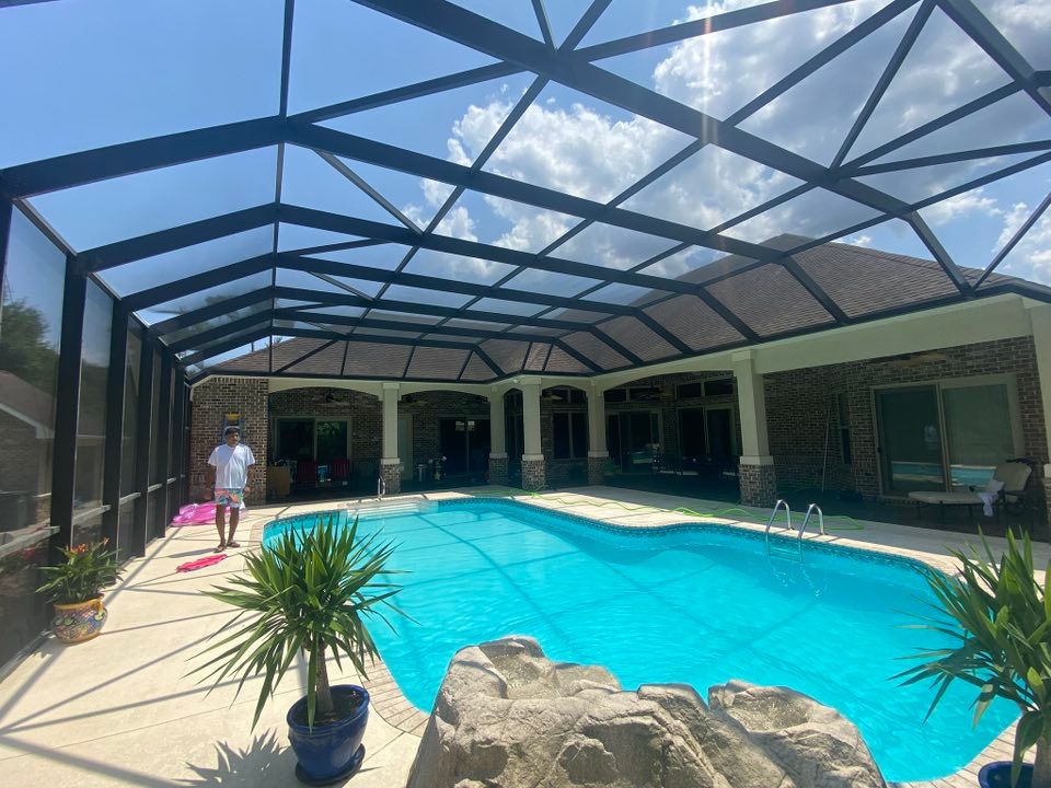 Screen Room Repairs for Precision Exterior Enterprises in Pensacola, FL