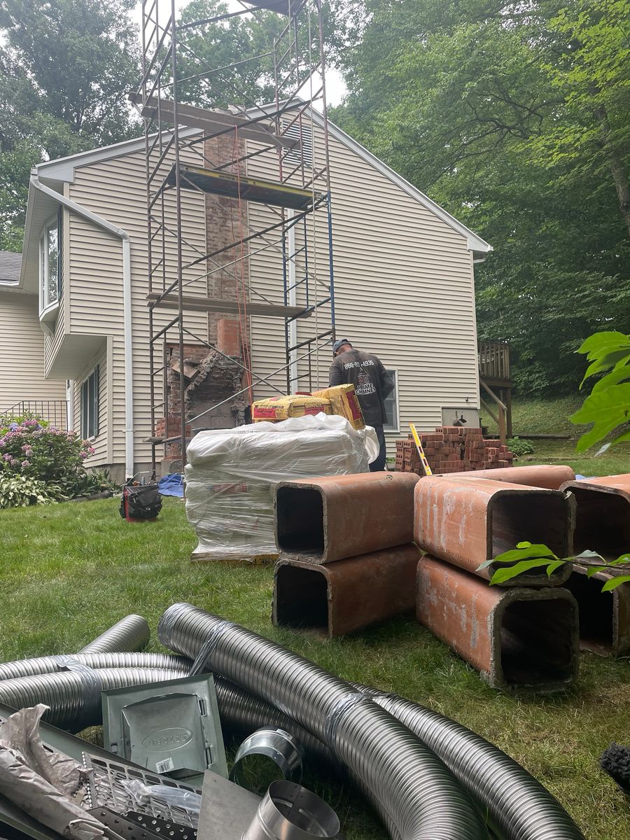 Chimney Liner Installation for Prime Chimney in New Britain, CT