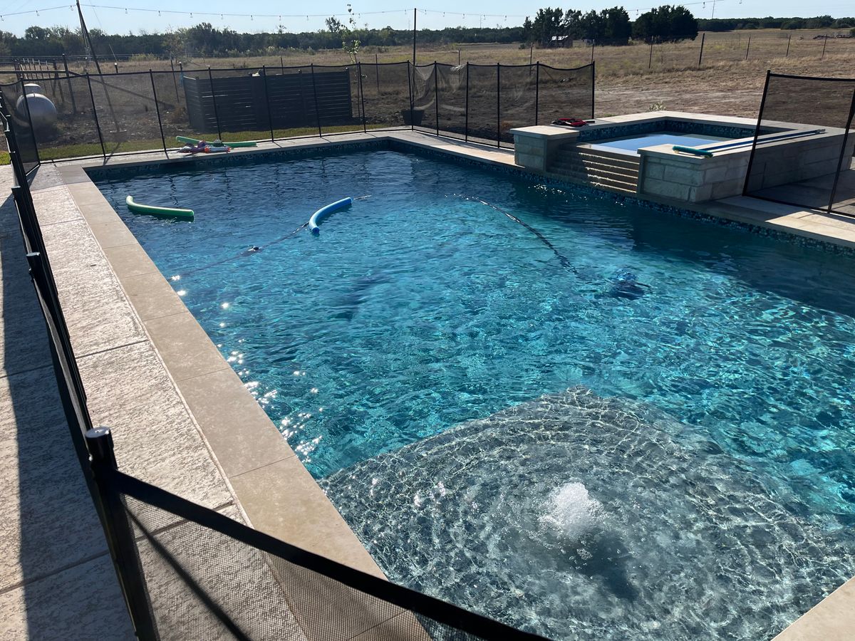 Custom Pool Design for JP Pools in Gatesville, TX