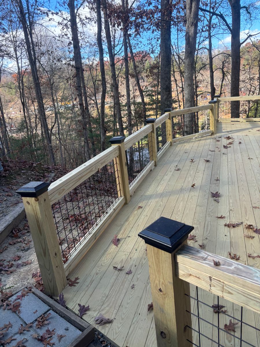 Decks and Fences for Pisgah Property Services LLC in Asheville, NC