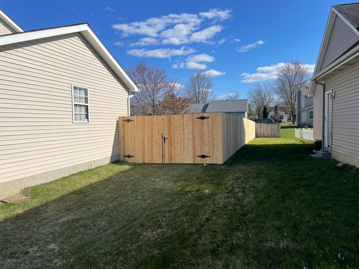 Fence Installation for TMF Services in Lapeer County, MI
