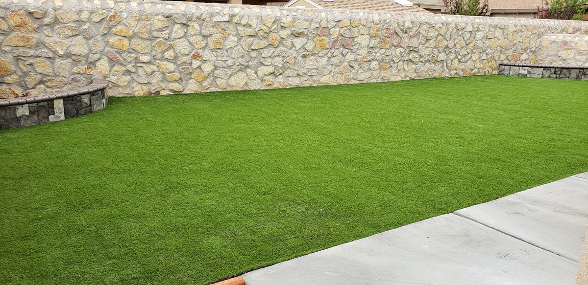 Backyard and Porch for BDR Innovations in El Paso, TX
