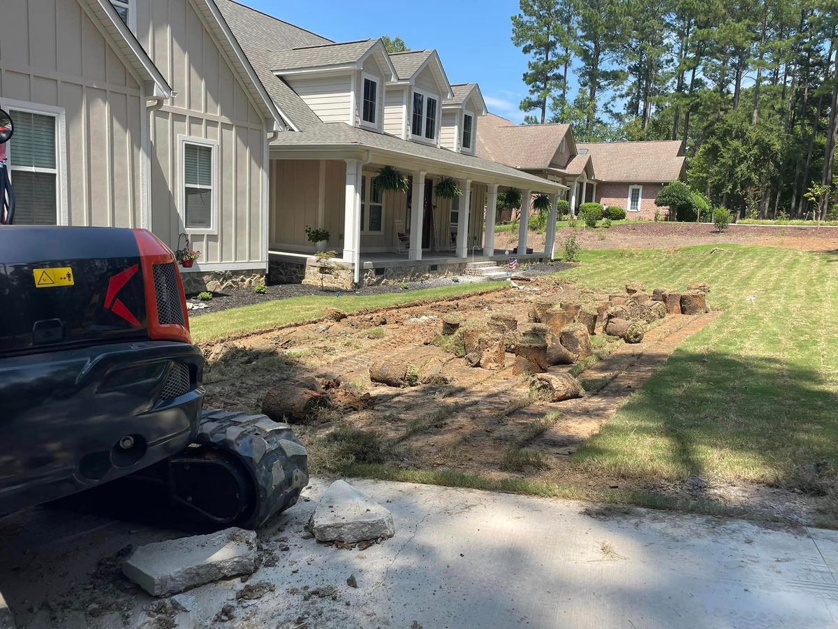 Storm drainage install for Southern Land Improvements in Edgefield, SC