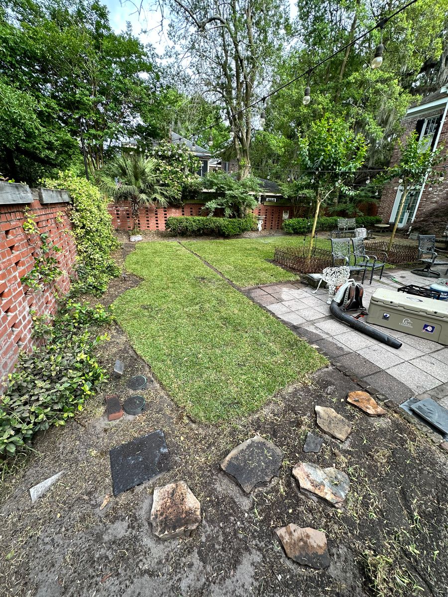 Sod installation for Coastalscapes Landscaping & Turf Management  in Savannah, GA