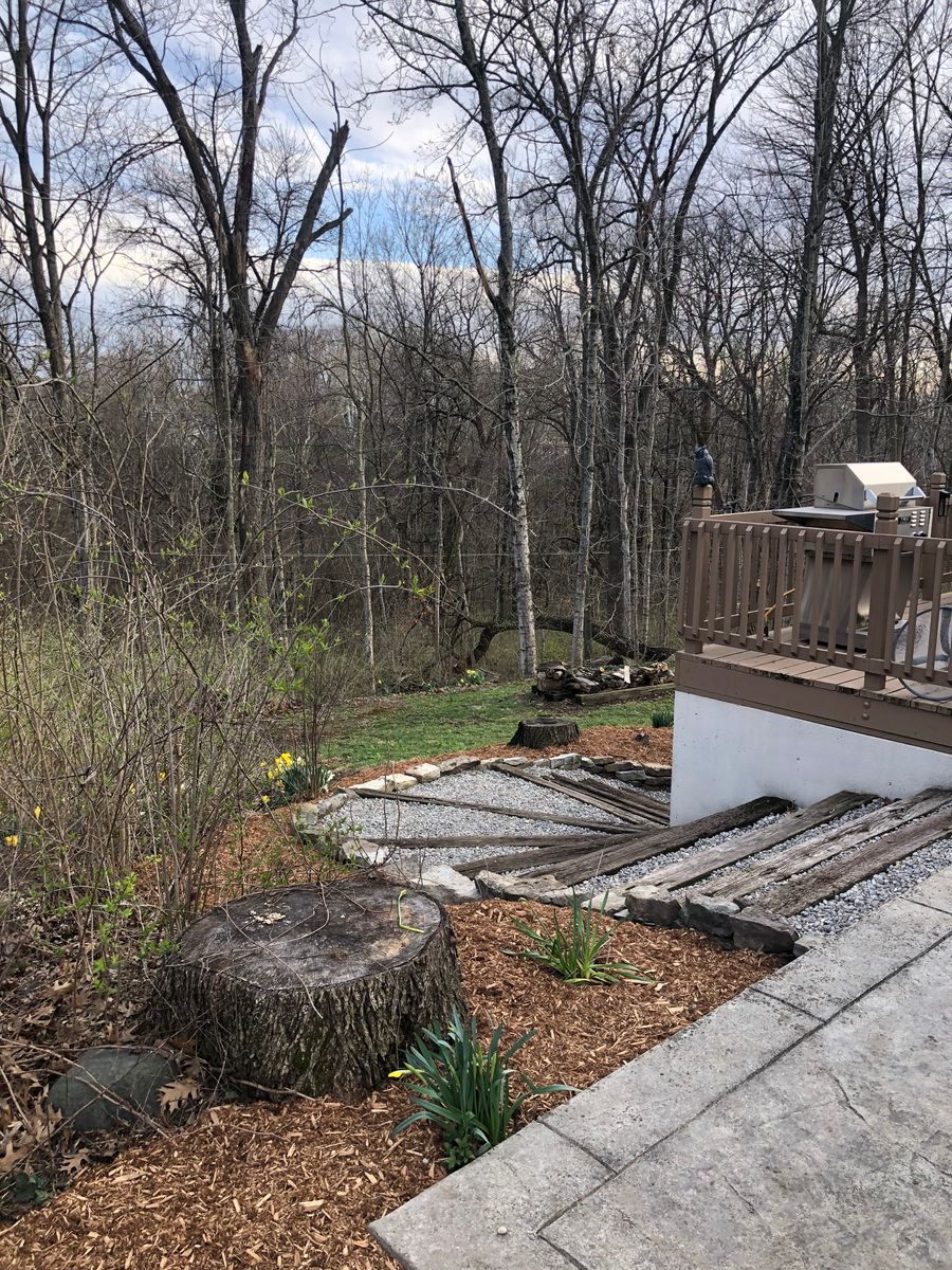 Mulch/Rock Installation for OneCallCuts in Middletown, OH