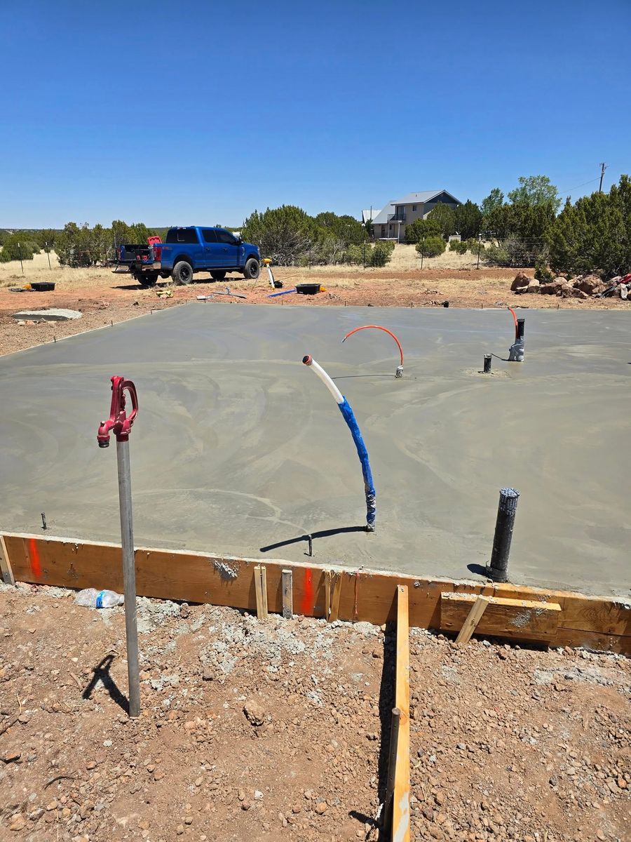 Concrete Foundations for Diamond Dust Concrete in Show Low, AZ